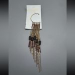 Free People -Chloe Ear Party Ear Chain-Gold /Black Photo 5