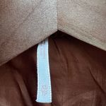 Free People  Sherpa Teddy Pea Coat Oversized Burnt Orange Brown Jacket Cozy XS Photo 4