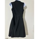 Marc New York Andrew Marc Black Sleeveless Zipper Collar Fit Flare Dress Women's Size 0 Photo 6
