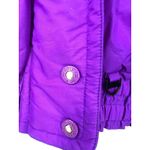 vintage circa 1985 CB Sports L purple winter parka coat jacket Ski Snow cropped Size L Photo 2
