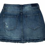 REWASH Denim Mini Skirt Photo 1