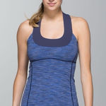 Lululemon ‎ athletica Blue navy Tank Top women’s 10 active Athleisure gym workout Photo 0