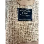 Abercrombie & Fitch  Womens Coat, Tweed  Long Sleeve, Overcoat, Blush Pink, L Photo 3