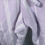 Berkley Jensen Purple Lounge Pajama Set Size L Soft Fleece Stripe‎ Bottoms Size L Photo 4
