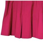 le coq sportif Skirt Womens Size 16 Pink Fuschia Pleats Preppy Side Zip Short Photo 4