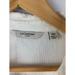 Liz Claiborne XXS White Button-Up Shirt Dress Photo 2