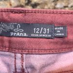 prAna  Women's Size 12/31 Denim Jeans Pink Straight Mid‎ Rise Photo 6