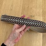 Guess  Faux Leather Belt Studs Rhinestones Western Size S Brown Silver Photo 2