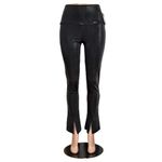 Norma Kamali Spat Leggings, Black Foil, Small Photo 3