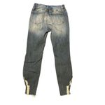 Indigo Rein  Skinny Jeans Size 5 Denim Distressed Destroyed Jeggings Photo 1
