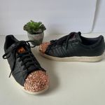 Adidas  Superstar Y2K Womens 7.5 Sneakers Shoes Festival Glam Streetwear Black Photo 11