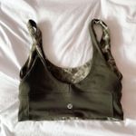Lululemon  Diamond Dye Light Sage Olive/Dark Olive Align Reversible Bra Size 4 Photo 3