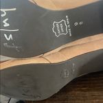 French Soles fs/ny block heel loafers heels Size 9 suede tan leather Photo 8