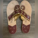 Palm Beach Sandals  Maroon and Gold Women's Sandals (Florida State University) Photo 0