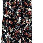 Jaase Black Floral Wide Leg Soft Pants L Photo 0