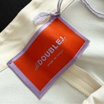 La DoubleJ Medallion Placée Stretch Pants Cream Envers Satin Sz L NWT Red Size L Photo 7