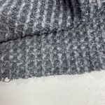 Luxe , Gray Turtleneck Raw Edged Women’s Sweater, Size Large Long Sleeves‎ Photo 4