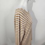 D&Co. Tan Striped Long Sleeve T Photo 3