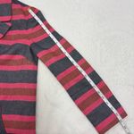 Boden Canonbury Twill Cotton Linen Pink Blue Stripe Swing Coat Blazer Size 6 Photo 7