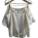 Valerie Stevens  Silky Slinky Ivory Polka Dot Camisole &‎ Shorts Pajama Set XL Photo 1