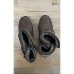 Lucky Brand Declann Ankle Brown Leather Faux Fur Boots Size US 6.5 Photo 2
