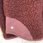 Zella Women's Purple Pink Mix It Up Faux Shearling Half Zip Pullover Size M Photo 5