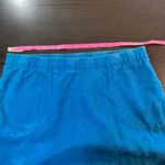 J.Jill Petite Linen Skirt Elastic Waist Pockets Teal Blue Women's Medium M Blue Size undefined Photo 6