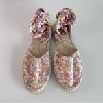 MANEBÍ X Loveshackfancy Flat Valenciana Espadrilles Pink Size 9 Photo 5