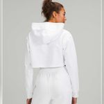 Lululemon All Yours Cropped Hoodie in White Women’s 8 Photo 1