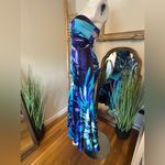 Cache Y2K Blue Strapless Mermaid Dress Size 2 VINTAGE Photo 1