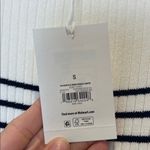 Free Assembly Women's Striped Navy and White Dress size small. NWT! Blue Photo 8