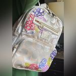 Coach Authentic 1941 "POPPY" Large zip signature Backpack with Colorful Floral Photo 14