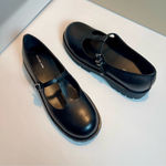 Michael Kors Women's Darrington Mary Jane Leather Shoes Black Sz 8.5 Photo 12