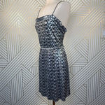 ZARA  Shimmery Dress Thin Straps Silver Metallic‎ Photo 4
