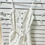 Splendid La Paz Twill Sleeveless Button Snap Belted Romper Antique White Women S Photo 0