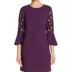 Elie Tahari NWT Women’s Esmarella Aubergine Sheath Dress Sz 8 Photo 1