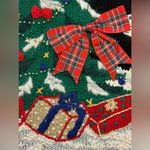 Petite Sophisticate VTG coquette embellished Xmas tree whimsical textured wool Christmas sweater MP Photo 6