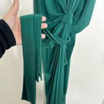 MISA Los Angeles Domino Knee Length Dress in Emerald Green Photo 7