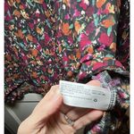 Ava & Viv 3X Black Floral Peasant Blouse Balloon Sleeve Boho Top Photo 11