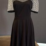 Women’s Black with Polka Dot Dress 1950’s Retro Style Size M NEW Size M Photo 0