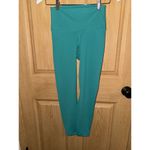 Nike  Yoga‎ Women's Medium M High Waisted Leggings Green Dri-fit EUC Photo 2