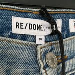 RE/DONE  Distressed Low Slung Crop Rigid Jeans New Size 30 Photo 7