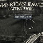 American Eagle 2/$30 Outfitters Super Super Stretch Black Denim Jean Shorts Photo 4