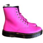 Dr. Martens Zavala Thrift Pink 8 Eyelet Lace Up Boot Size 7 #521 Photo 0
