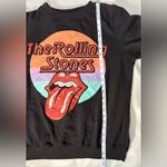 The Rolling Stones , womens black crew neck sweatshirt, new with tags Photo 6