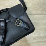 Dr. Martens  Black Buckle 7 Inch Leather Satchel Photo 3