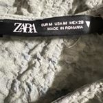 ZARA  Long Sleeve Ruffle Mini Dress Medium Women’s Sea Green 8342/252 Photo 3