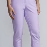 New York And Company  NWOT Lavender High Rise Pull On Tapered Ankle Pants Photo 0