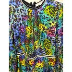 Hunter Bell  Multicolored Leopard Printed 100% Silk Leoparf Casper Dress size 10 Photo 7