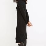 Madewell  Long Sleeve Pocket Tee Dress in Black Size XXS Photo 1